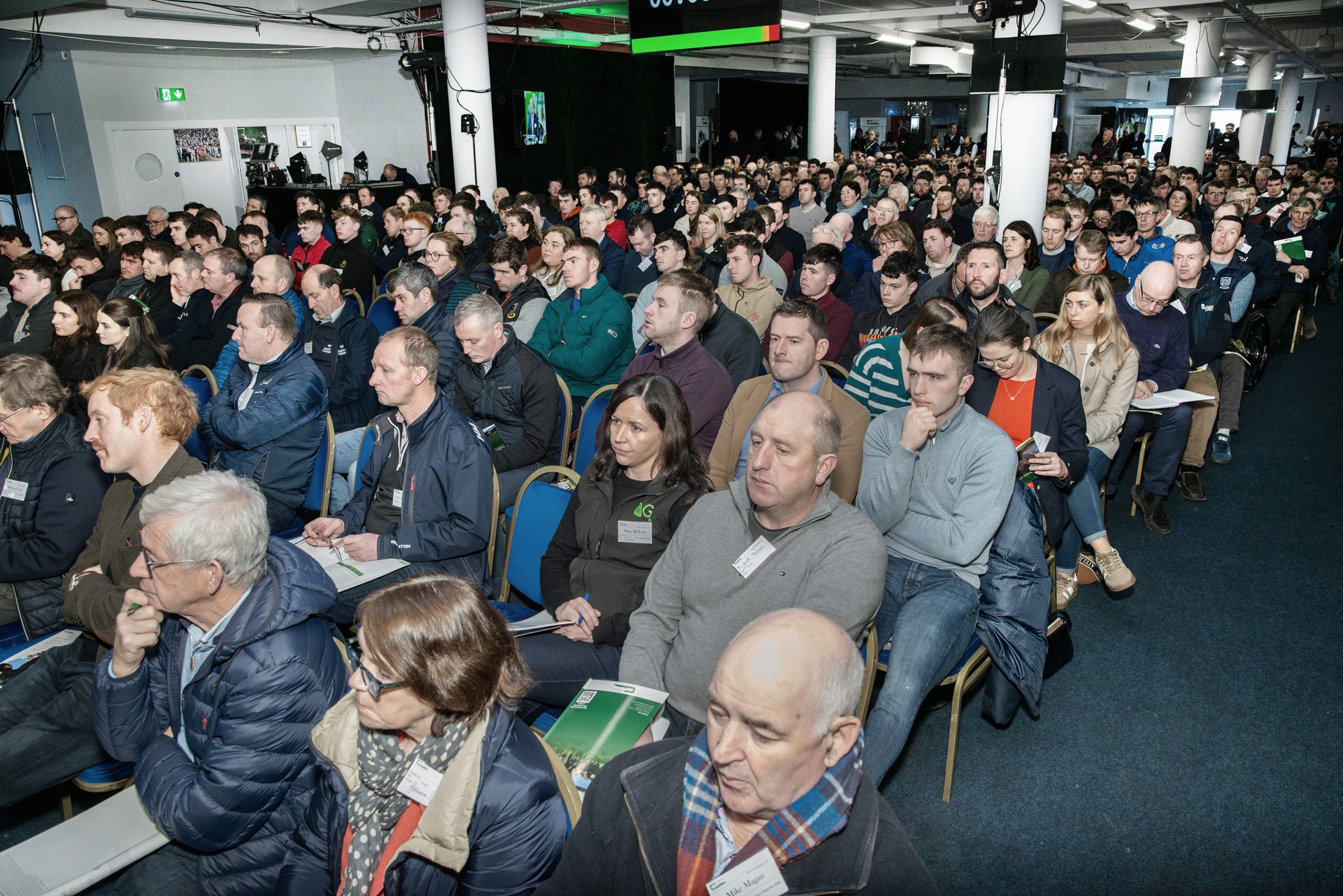 Pictured are a section of the attendance at the Teagasc National Dairy Conference on 'Robust Dairy Farming for Future Challenges' in Limerick Racecourse, Patrickswell, Co. Limerick. Image source: O'Gorman Photography