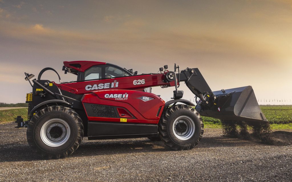 The long wheelbase is claimed to improve stability, the machine now has a wheel at each corner