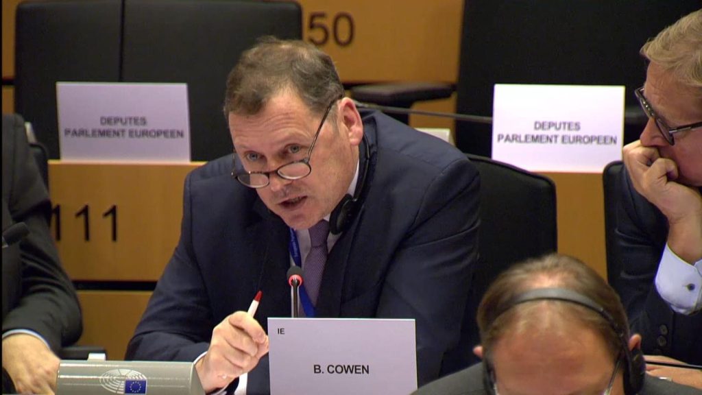 Barry Cowen MEP. Source: Barry Cowen MEP, X