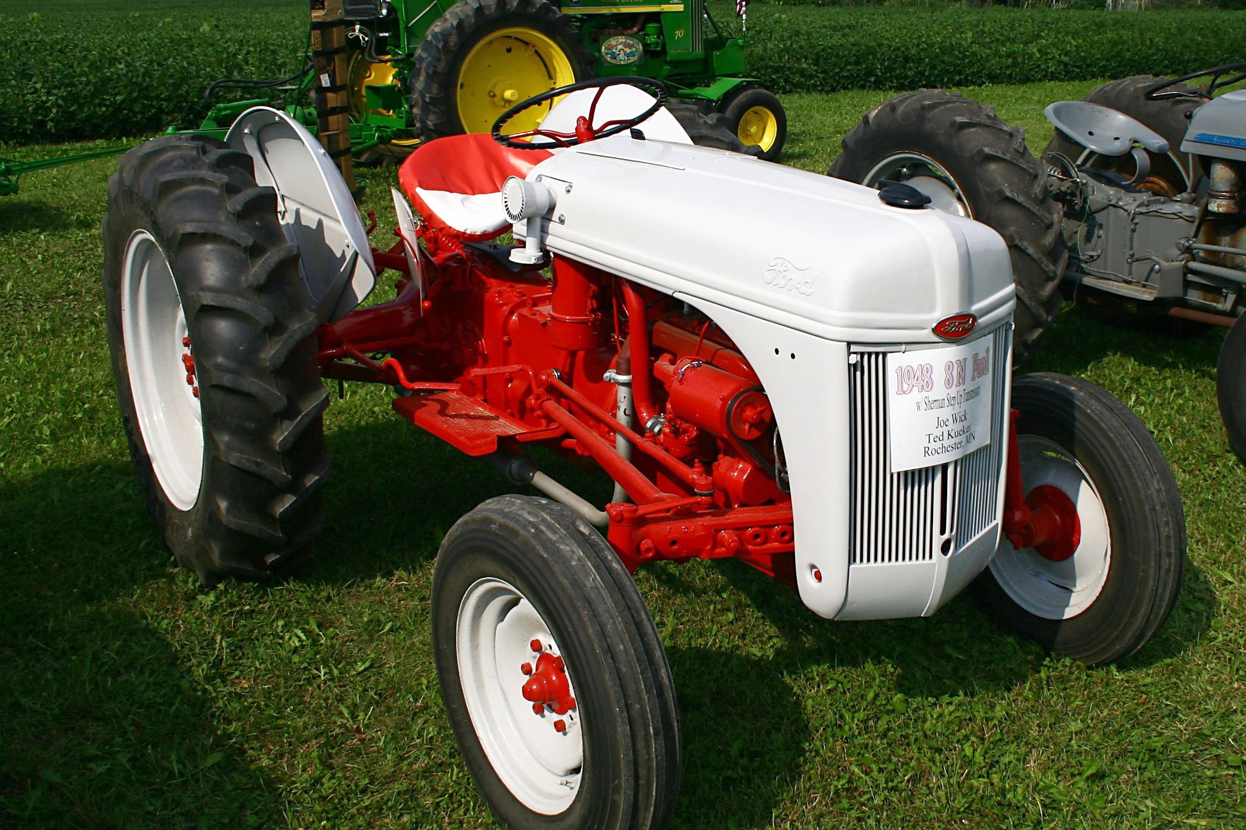The Ford N or 'Handshake Tractor' incorporated Ferguson design with Ford manufacturing know how