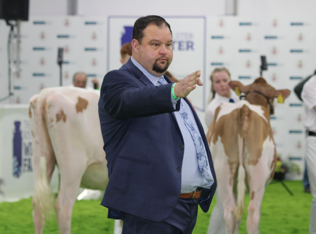 American livestock judge, Nathan Thomas Source:RUAS