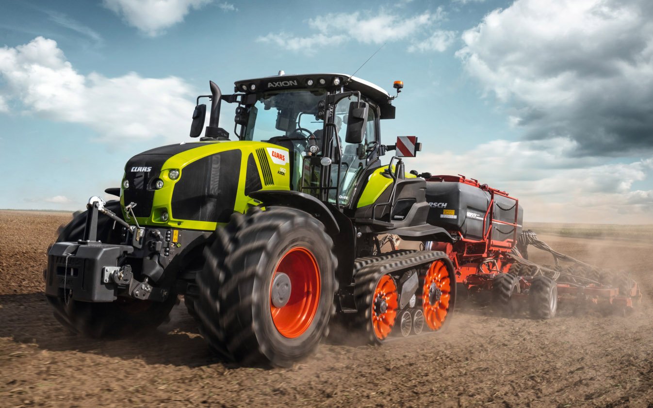 Claas offers one solution to reducing soil compaction with its Terra Trac conversion