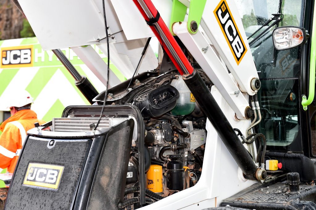 JCB has developed hydrogen-powered machinery and is now focusing on the infrastructure