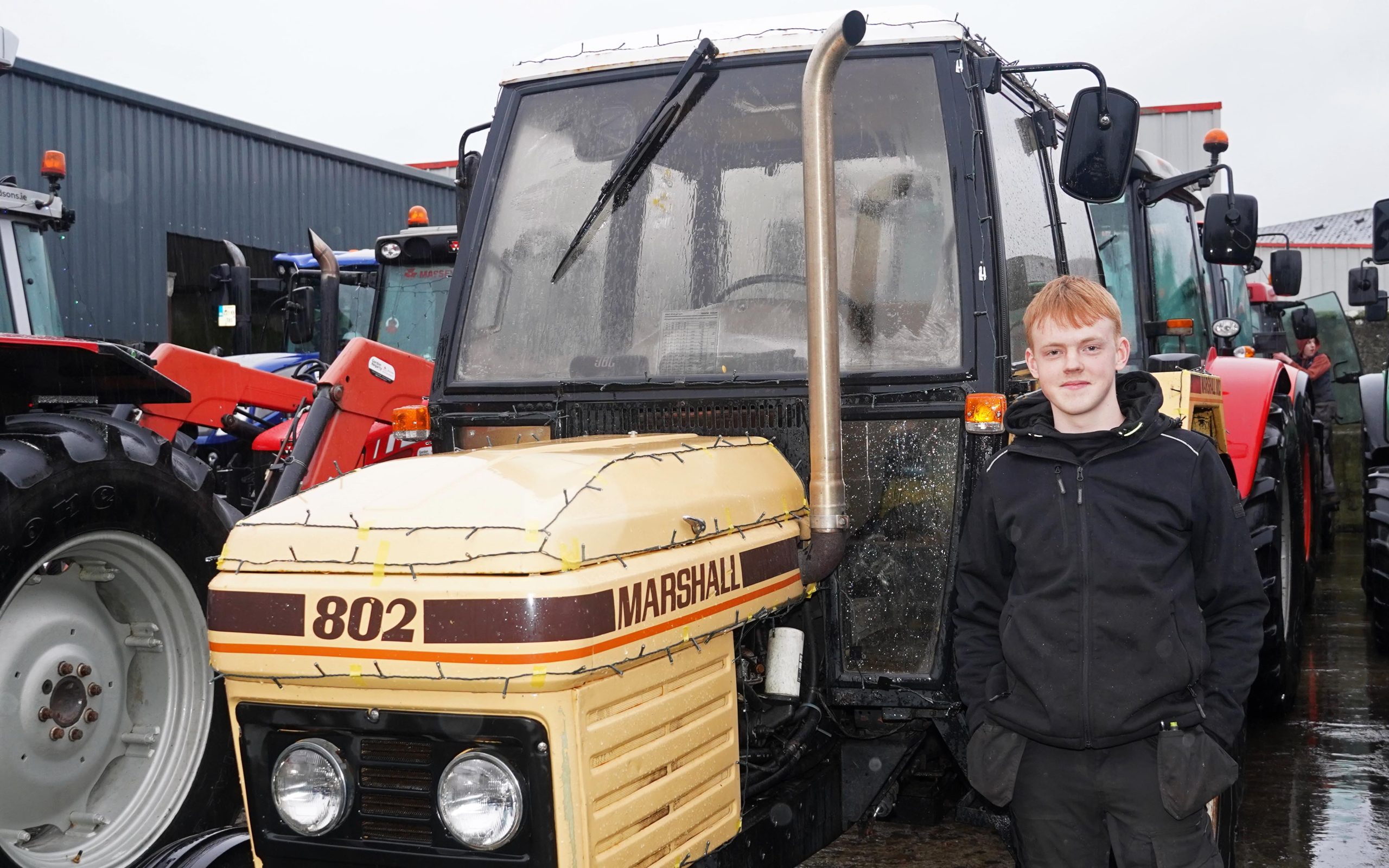 Gavin Conner brought along one of the family treasures in the shape of a Marshall 802