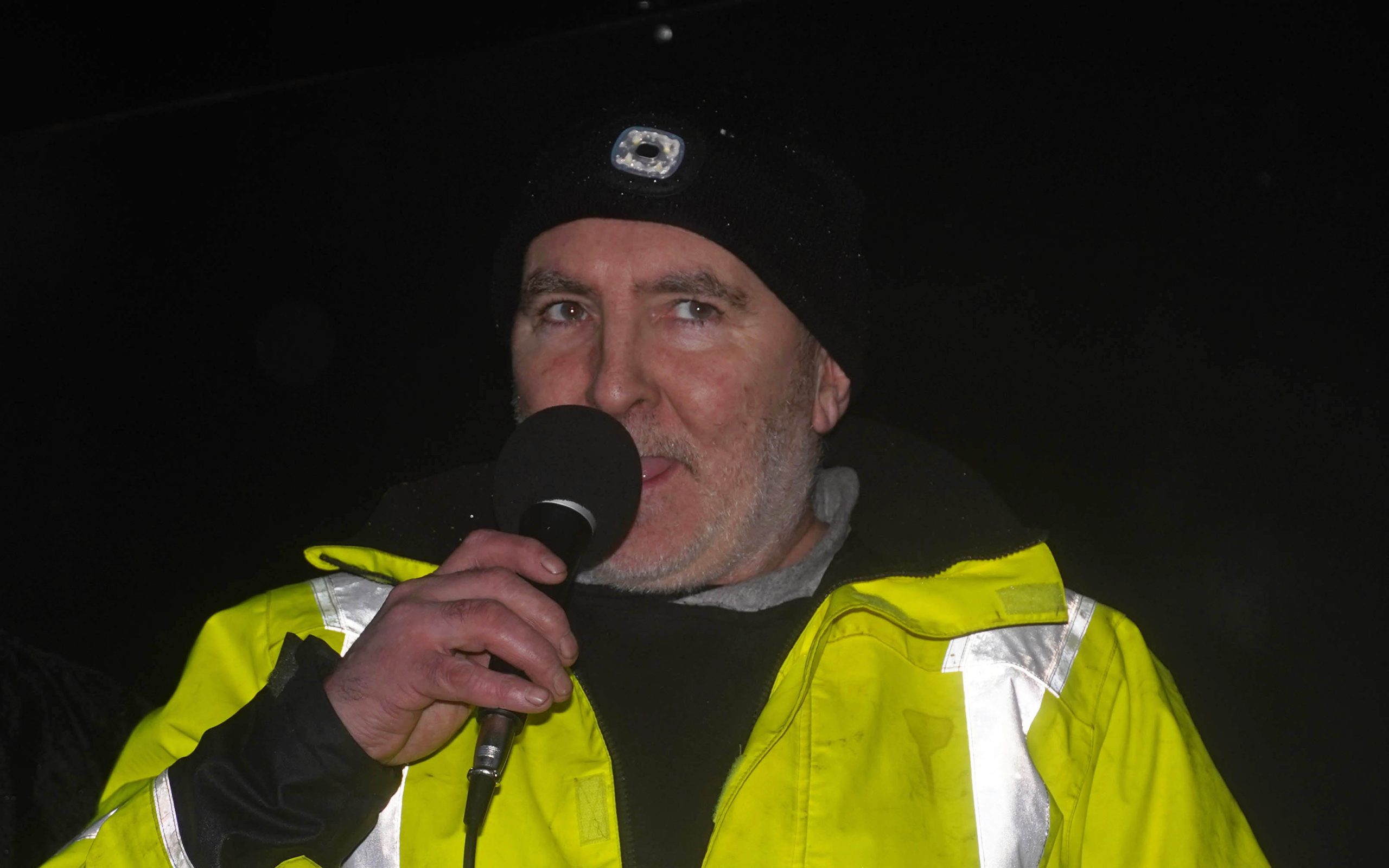 Freddie Farrell leads the group highlighting mental health issues and the help available