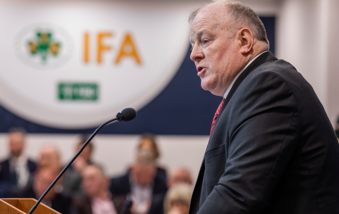 Francie Gorman, president of the IFA Source: Finbarr O'Rourke/ IFA