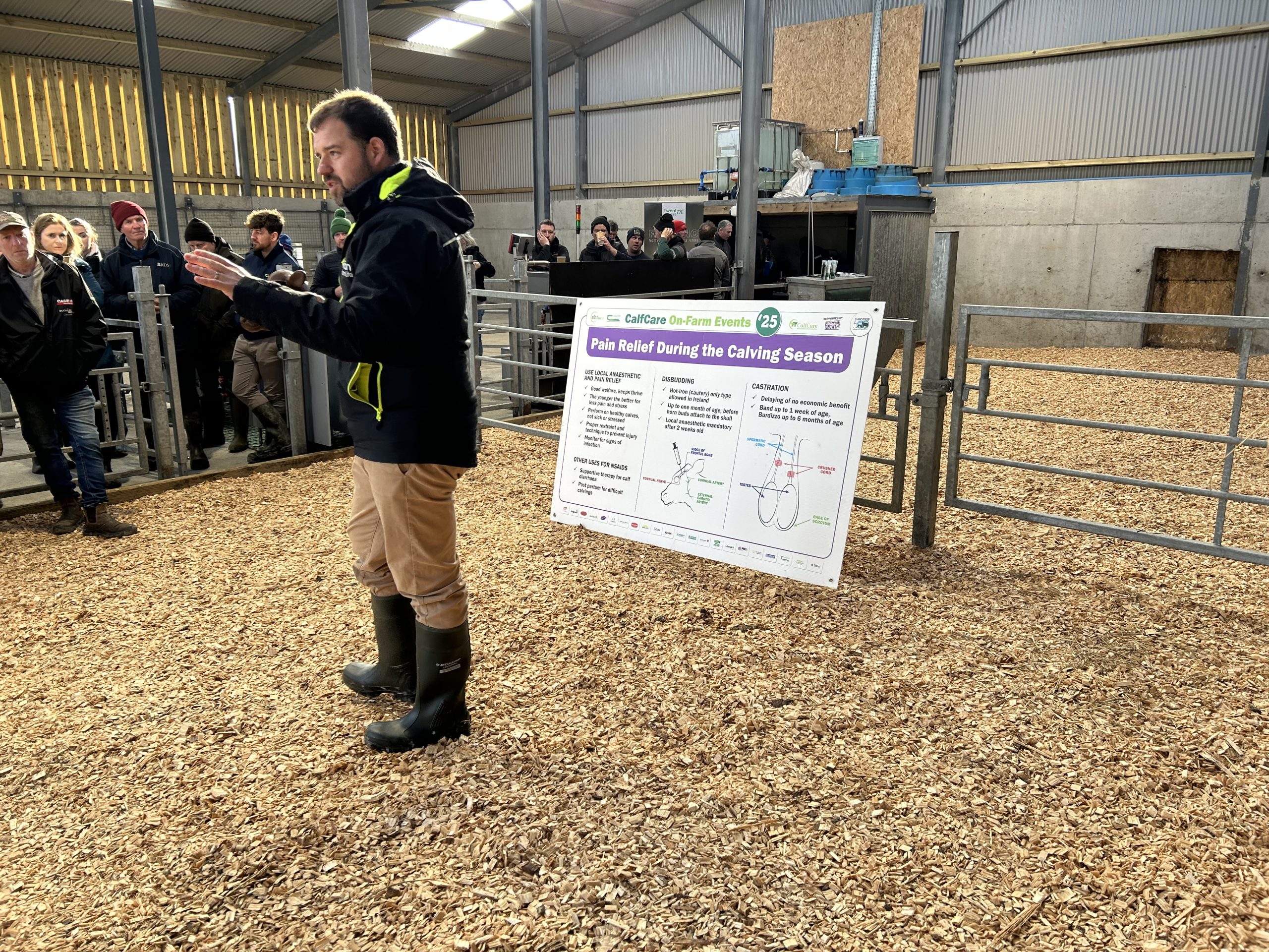 Joris Somers speaking at the CalfCare 25 event