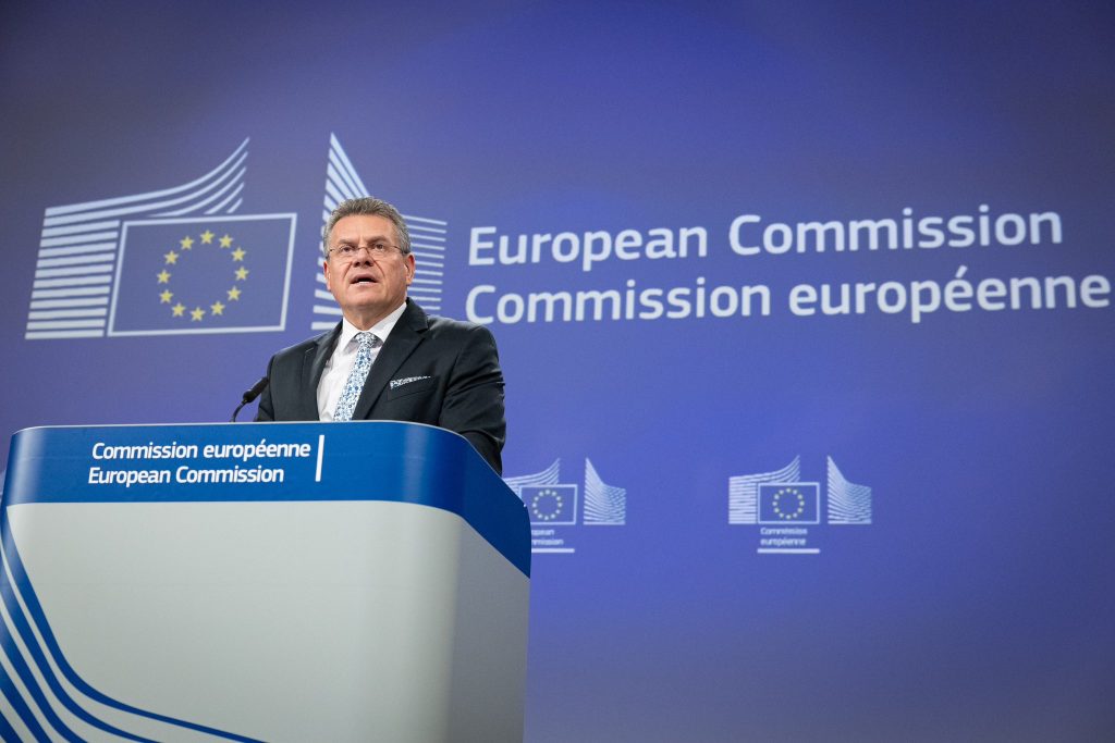 Commissioner Maros Sefcovic. Image source: X