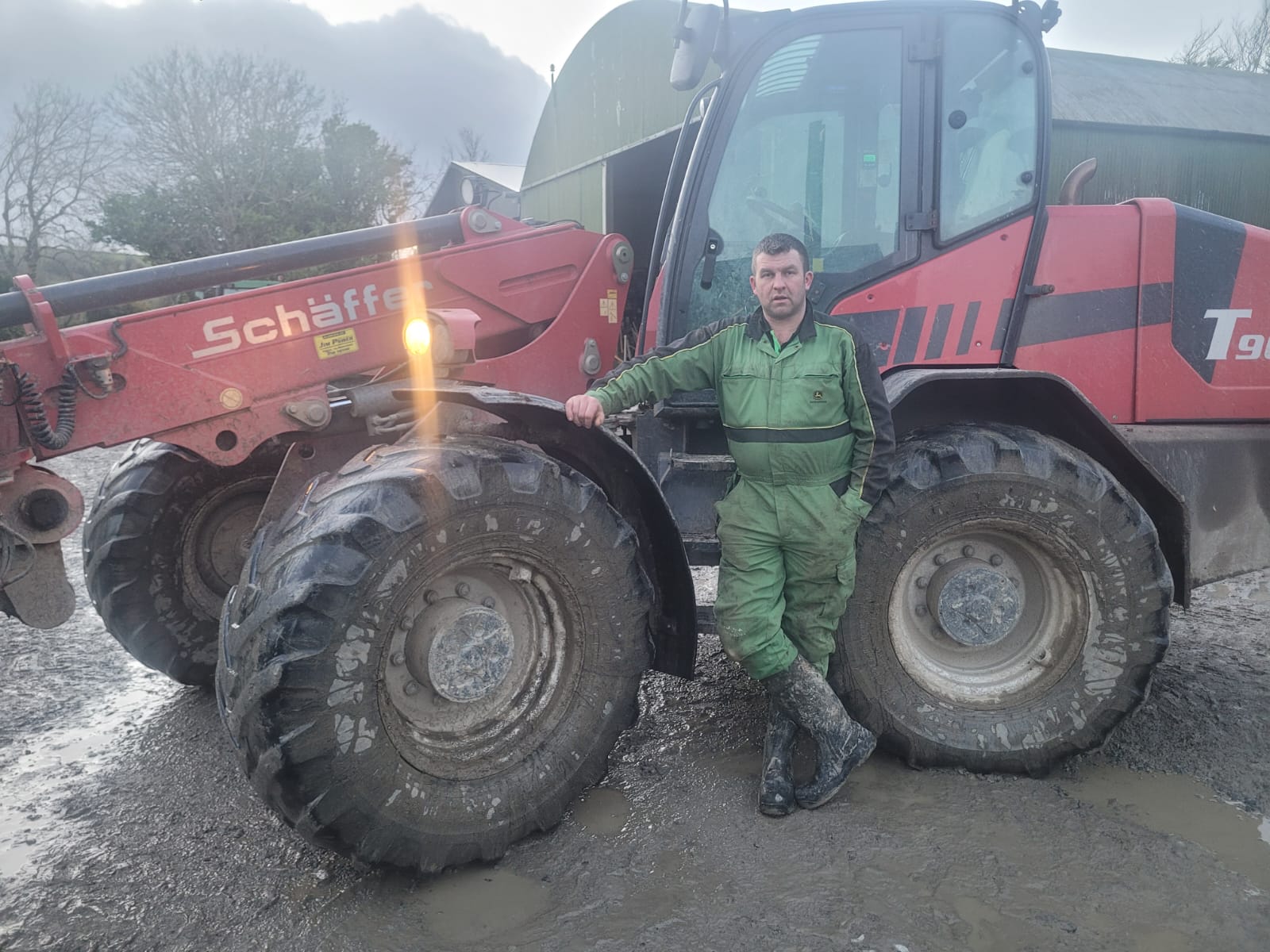 Niall Twomey on his farm in Minane Bridge, Co. Cork