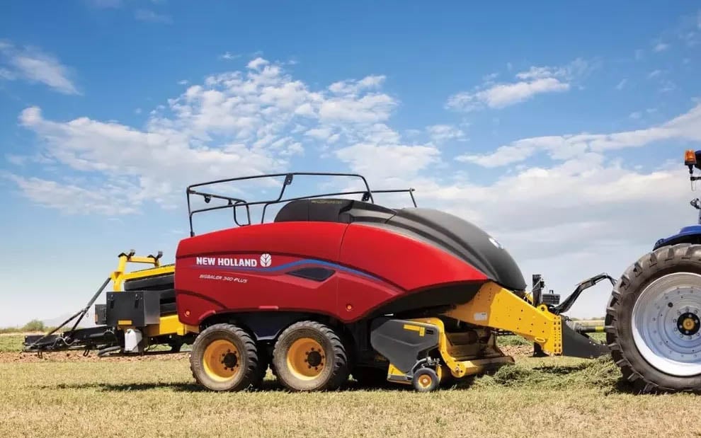 The IntelliSense system reduces operator fatigue during baling