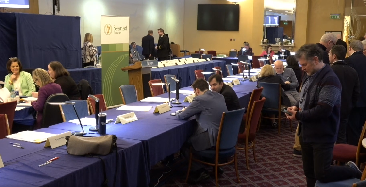 Count centre, Seanad 2025 general election Source: oireachtas.ie