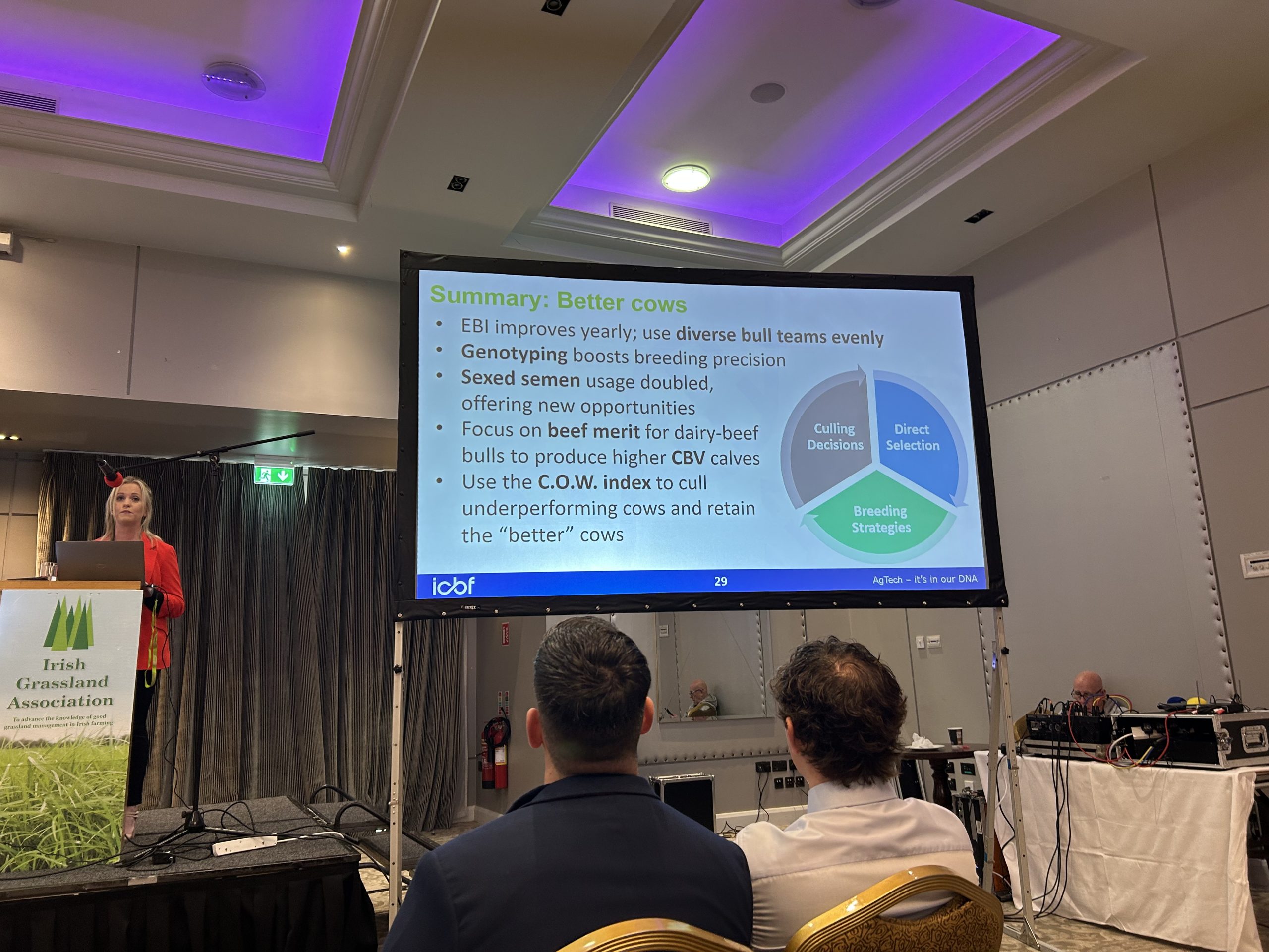 Margaret Kelleher at the IGA conference