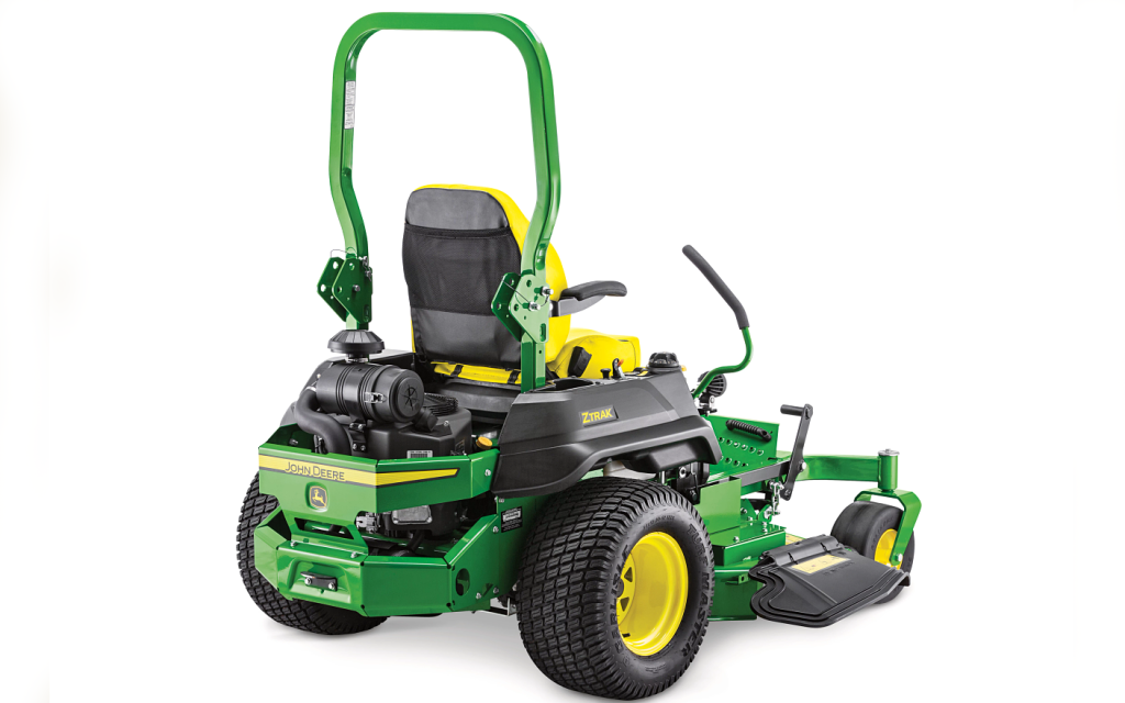 The mowers concerned are built by Kawasaki for John Deere
