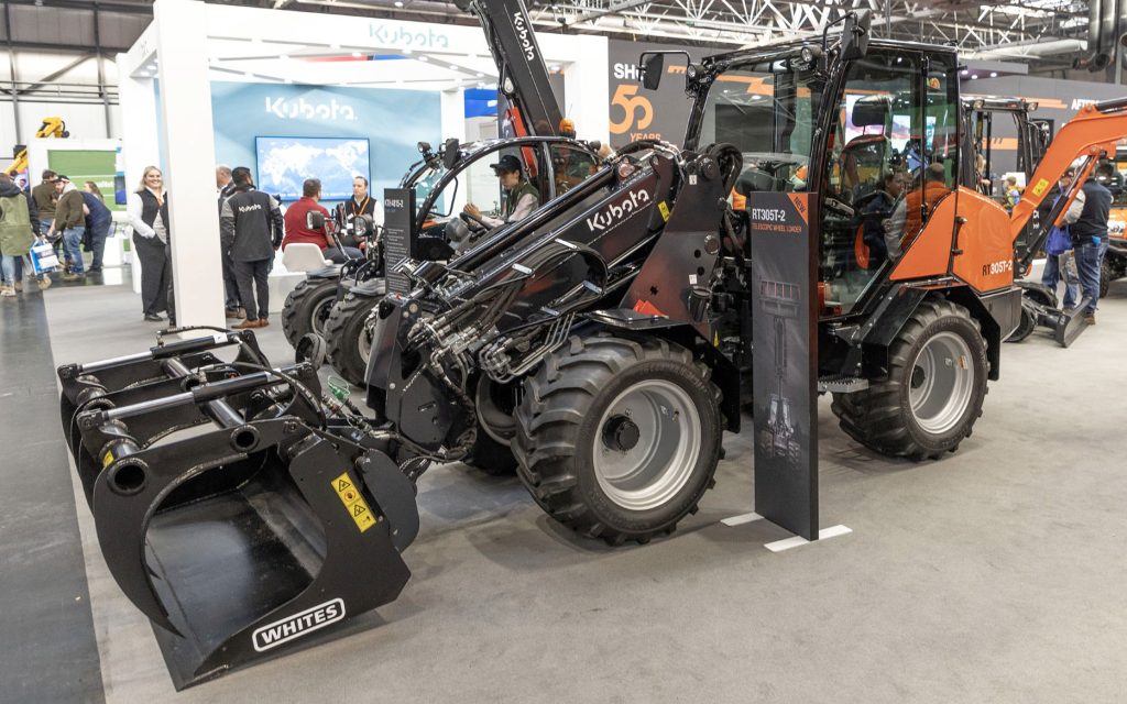 Kubota launched the new loader at LAMMA 2025