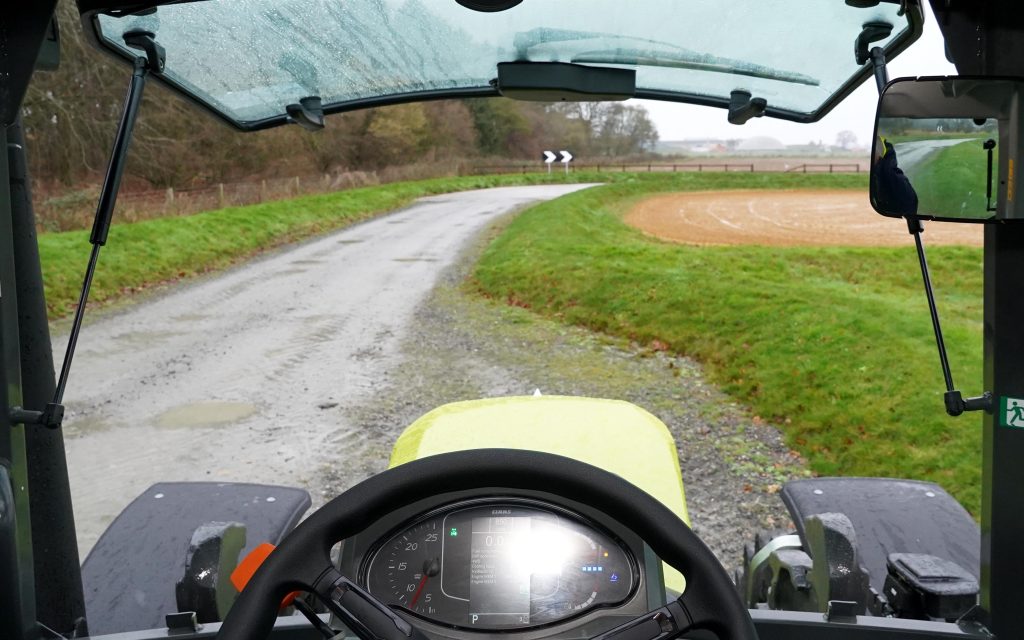 The front screen open to allow greater visibility and ventilation