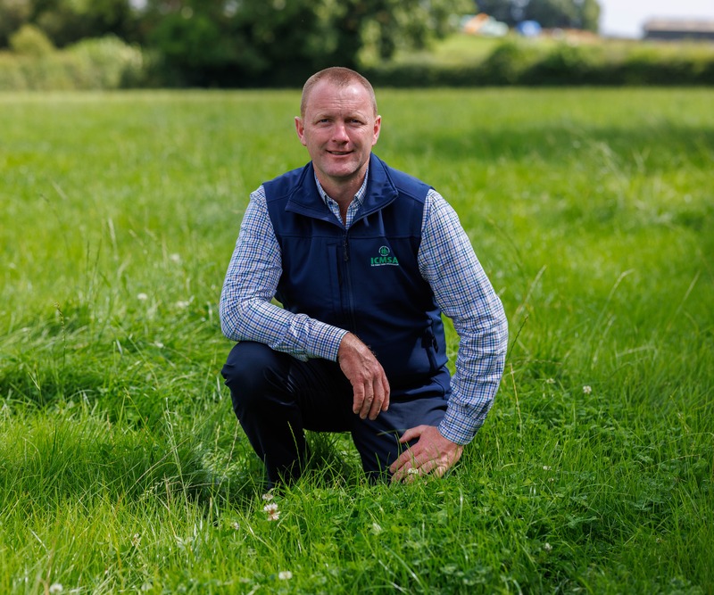 ICMSA president, Denis Drennan, on his farm