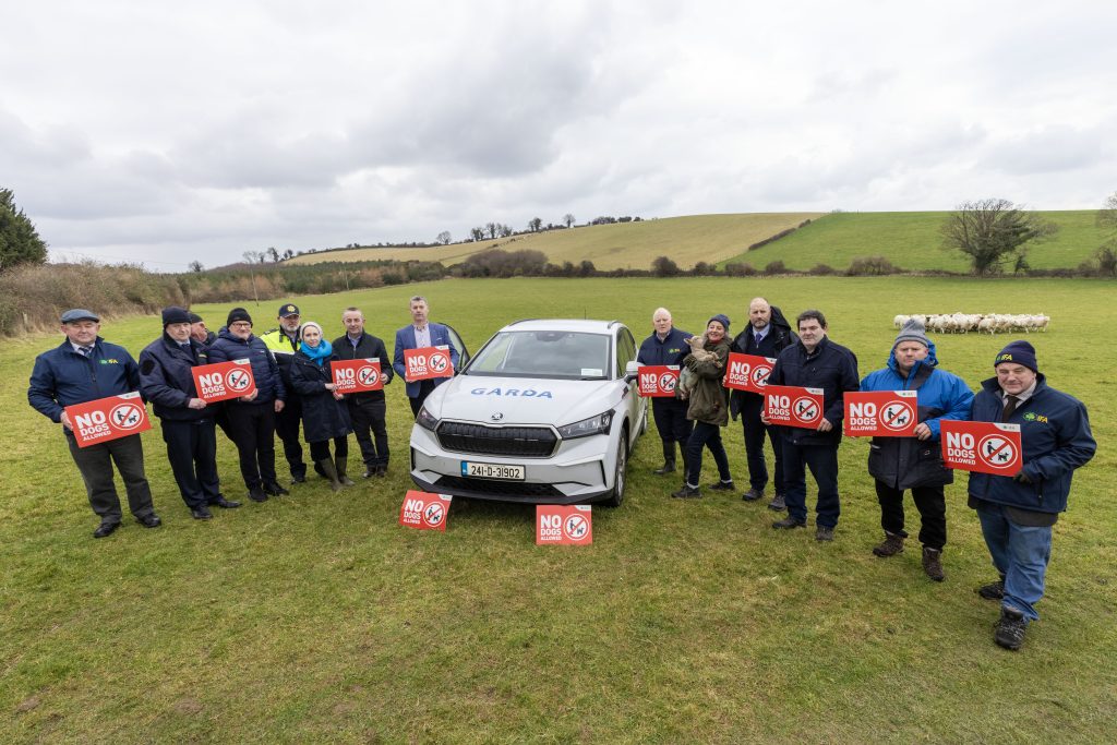 2025 launch of the ‘No Dogs Allowed’ campaign in Newcastle, Co Wicklow earlier this year. Source: Finbarr O'Rourke