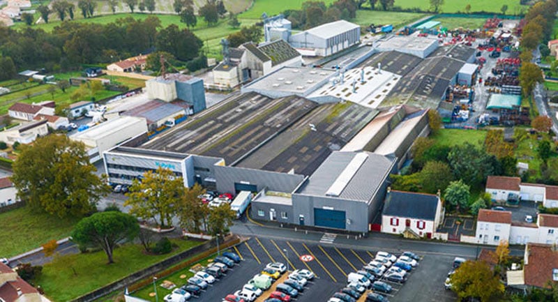The existing facility at Les Landes-Genusson near Nantes