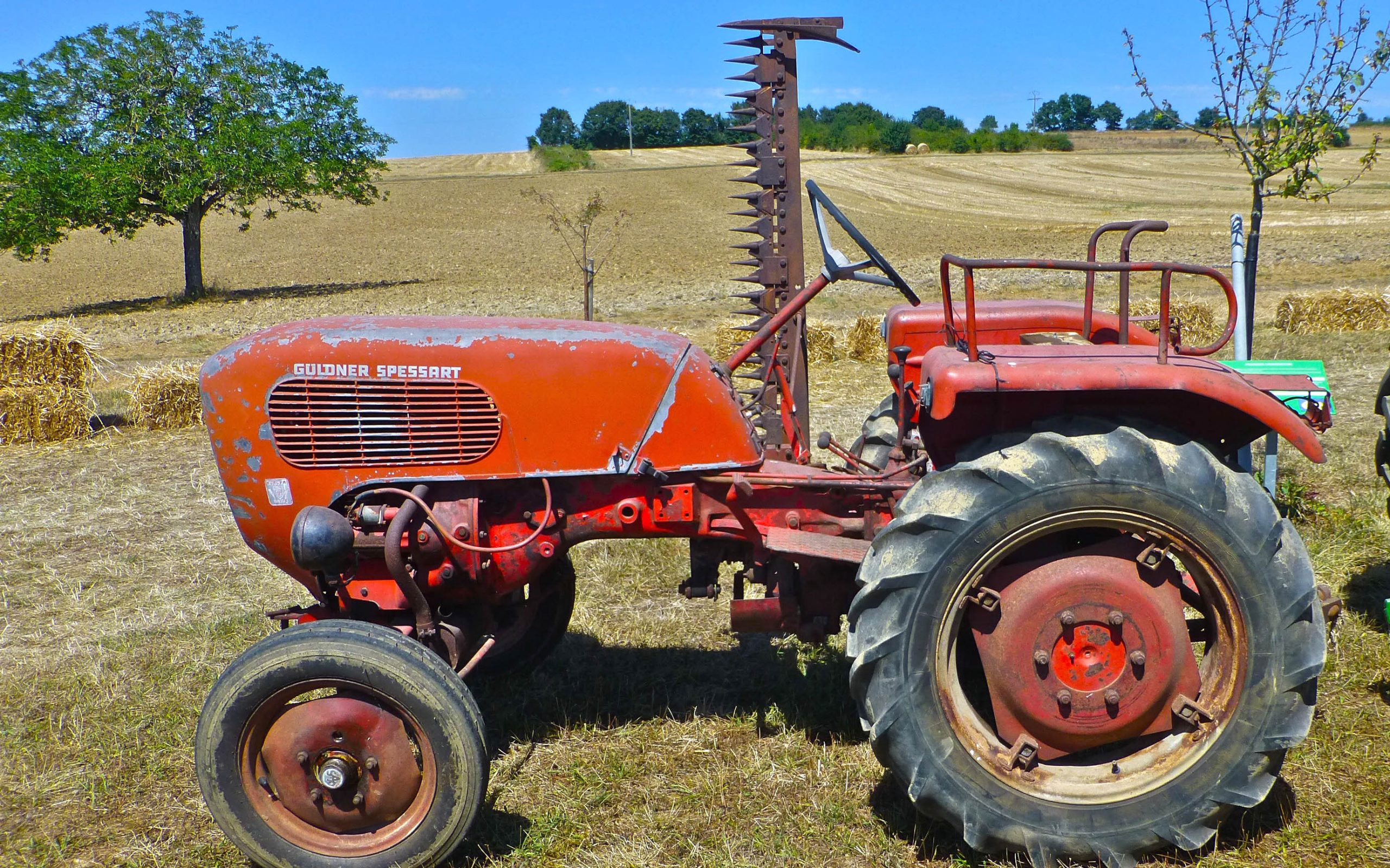 Guldner collaborated with Fahr on the production of a 15hp model which was briefly named the Spessart by Guldner. Source: Albert Kuhnstetter