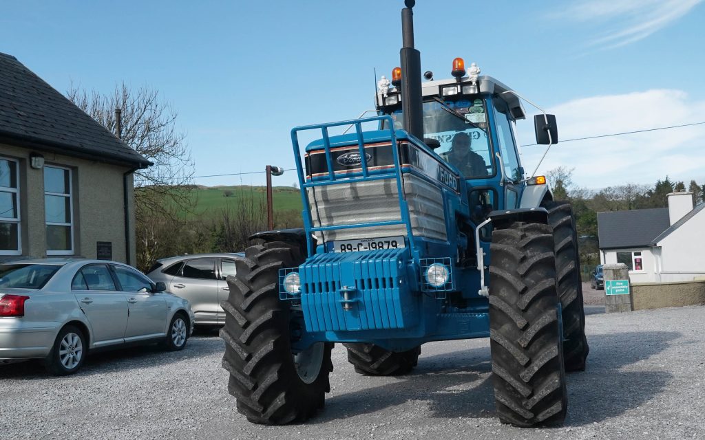 This well-preserved Ford TW35 made an impressive entrance on the day