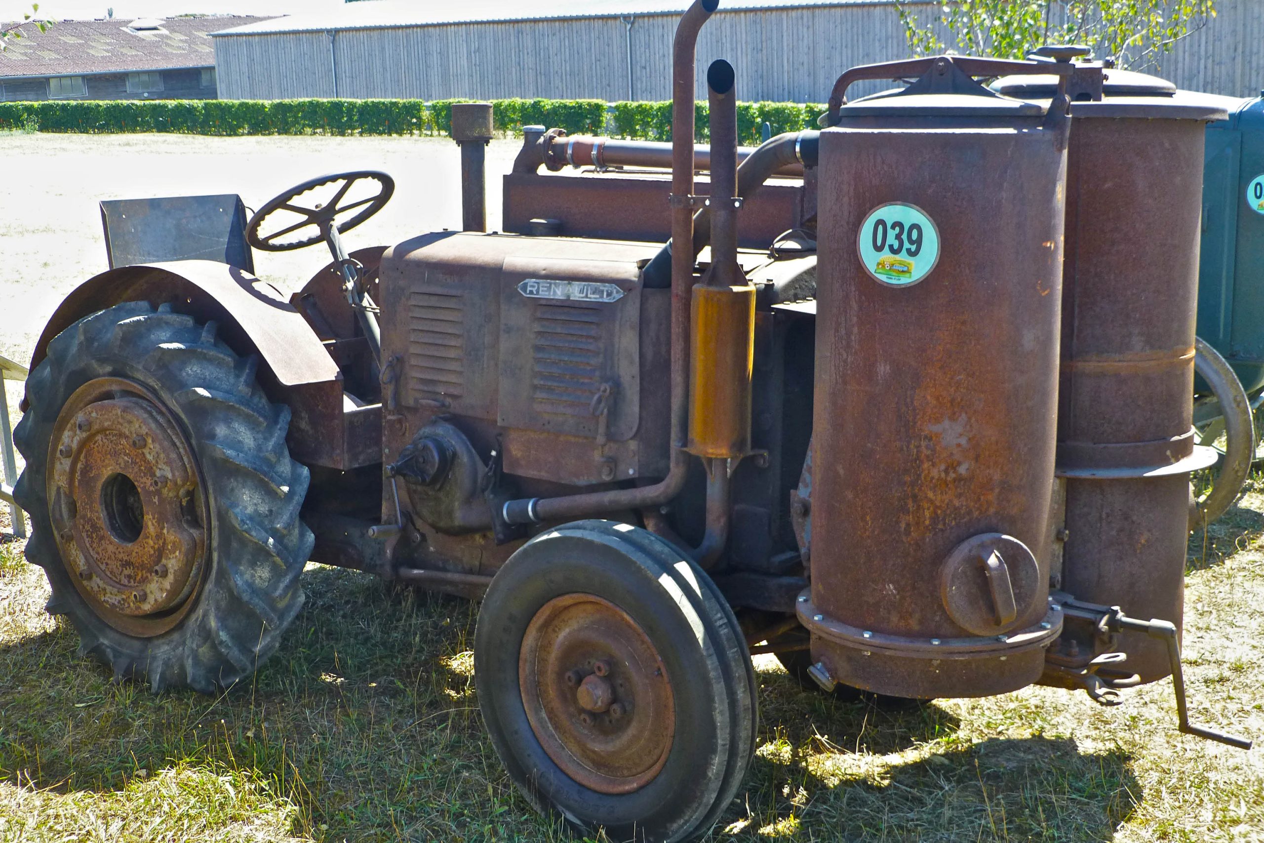 During the war, wood gas conversions were a necessity