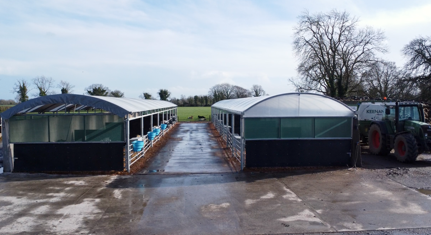 The silage pit/polytunnels that Eoin will discuss in detail on tomorrow night's episode