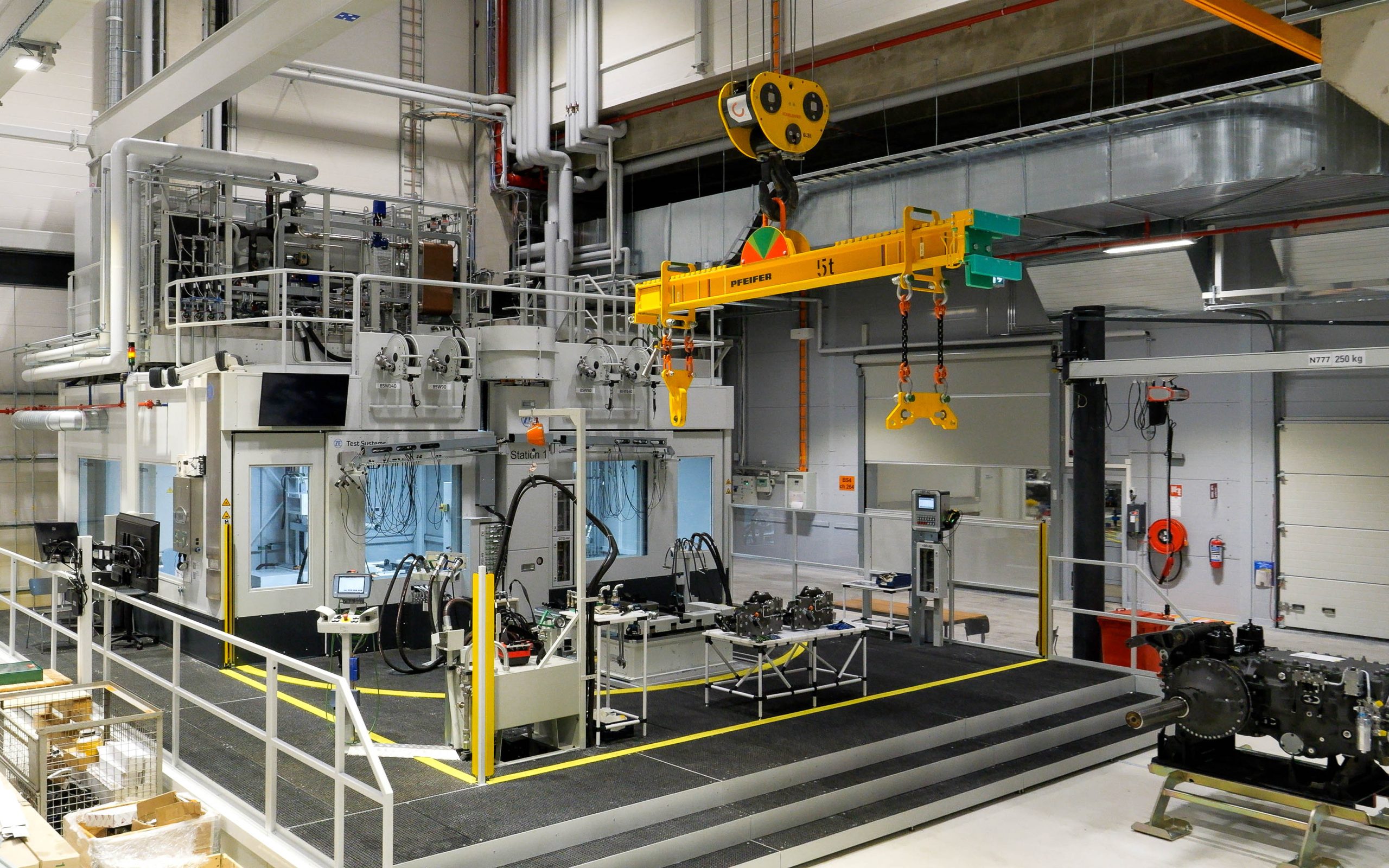 Individual components can be tested in a separate climate control laboratory