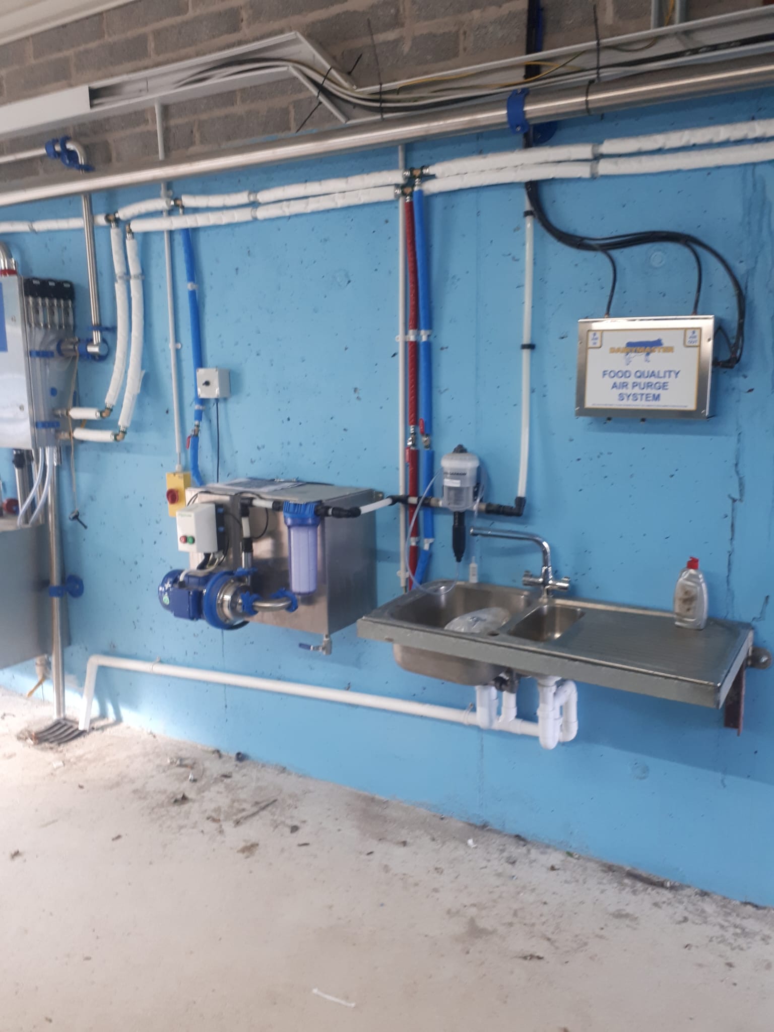A look inside Denis' tidy dairy