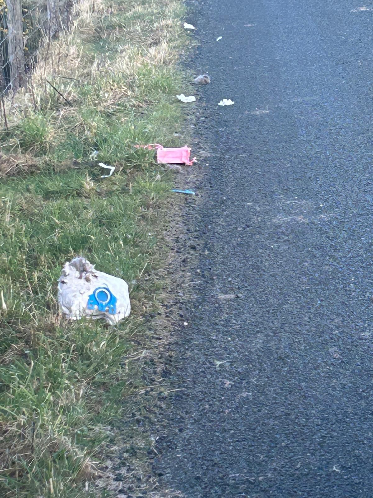 Dumping on the side of the road in Co. Donegal. Image source: Michael McClafferty