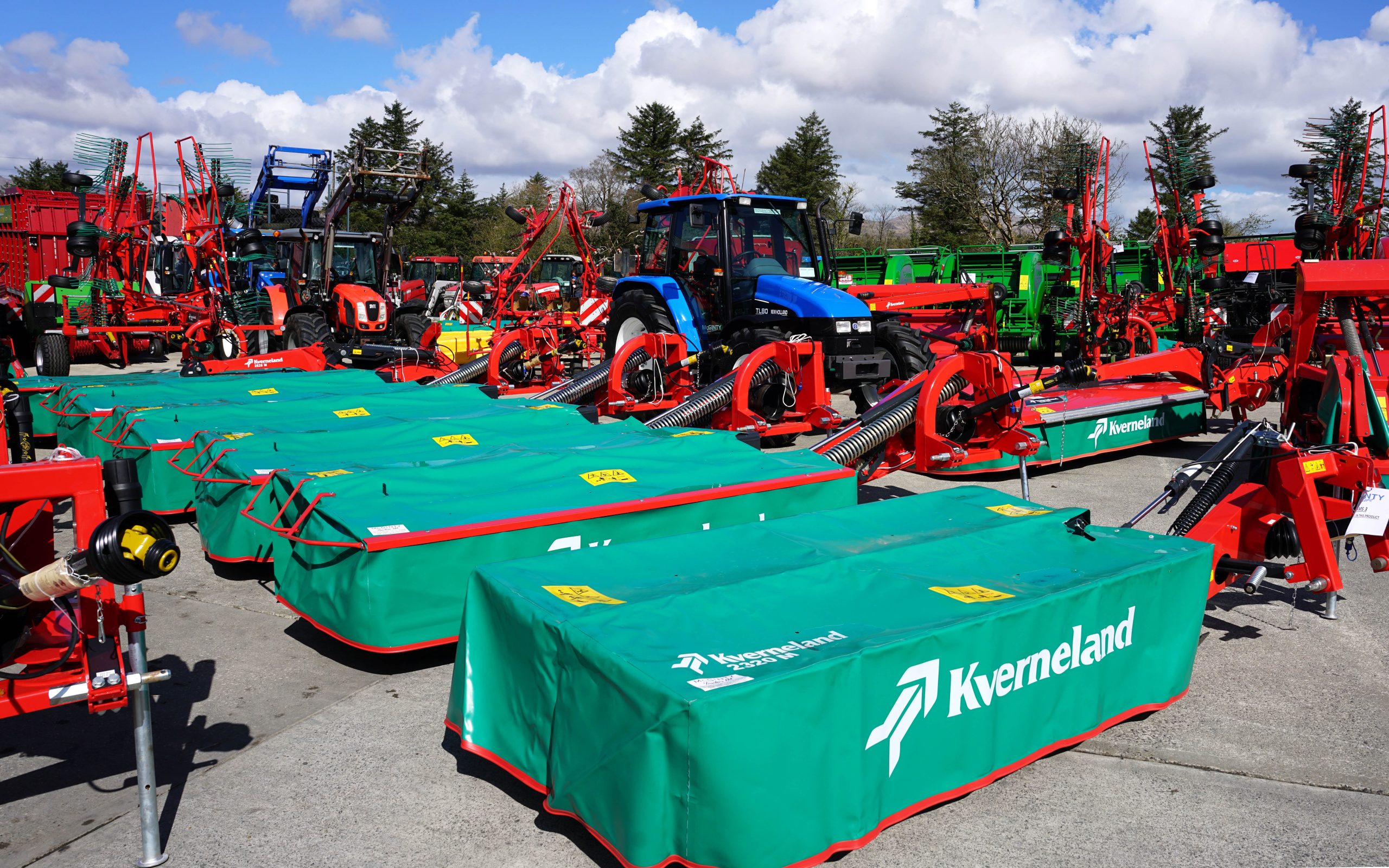 Kverneland is another brand that is enthusiastically supported by the company