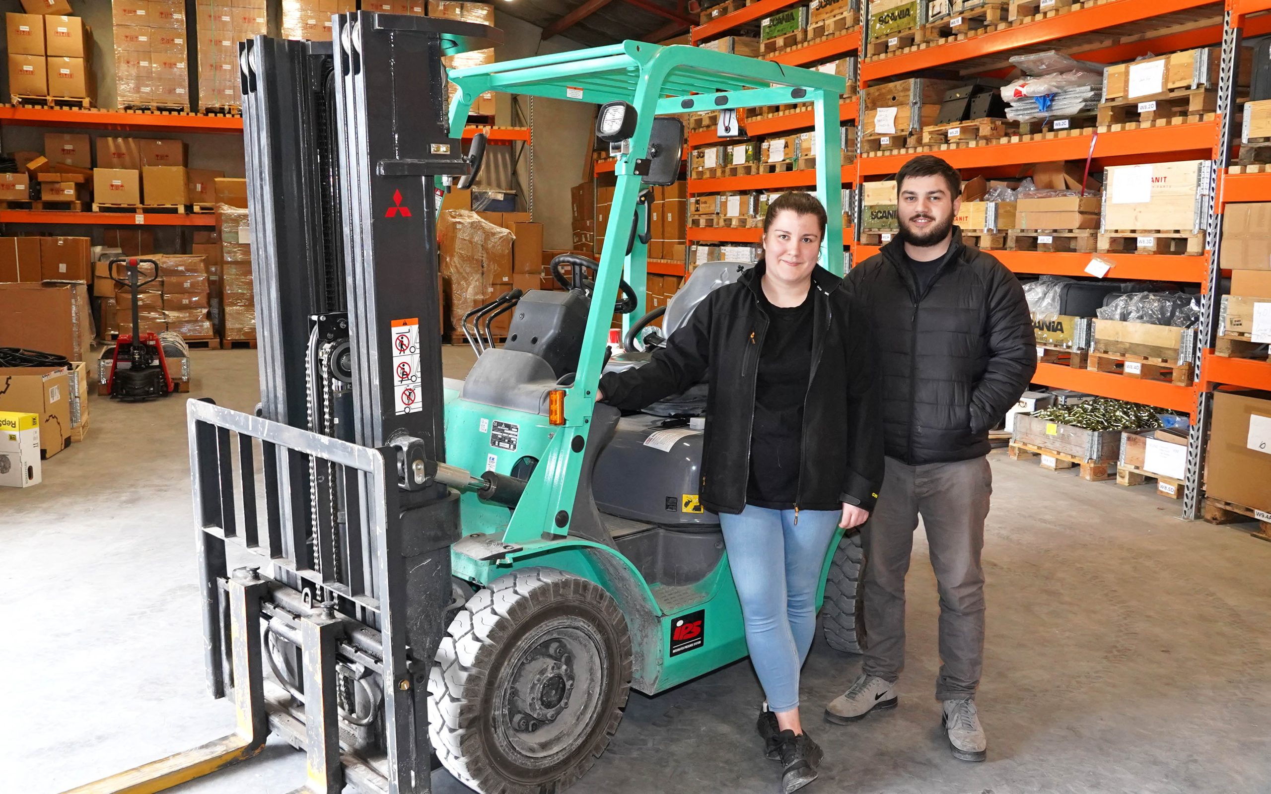 Jessica Clifford (left) is now company secretary while Darragh is purchasing manager