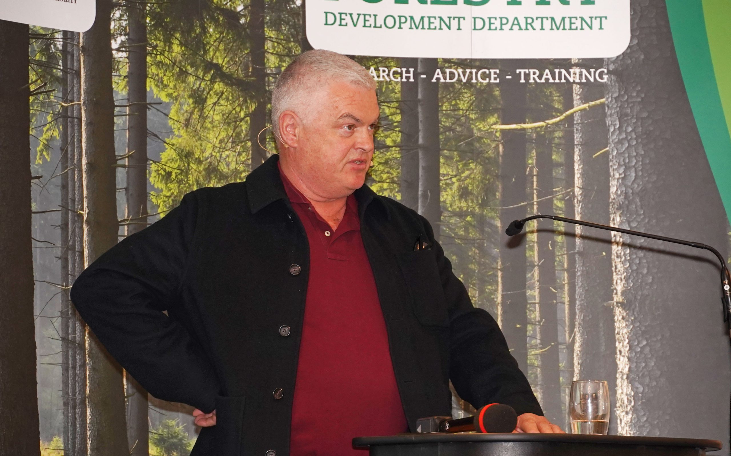 Forestry contractor Peter Sullivan is reasonably relaxed about the current situation