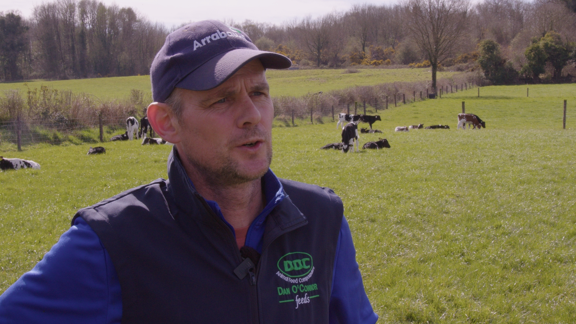 Eoin Doorley on his farm in Shinrone, Co. Tipperary. Image source: Dovea Genetics