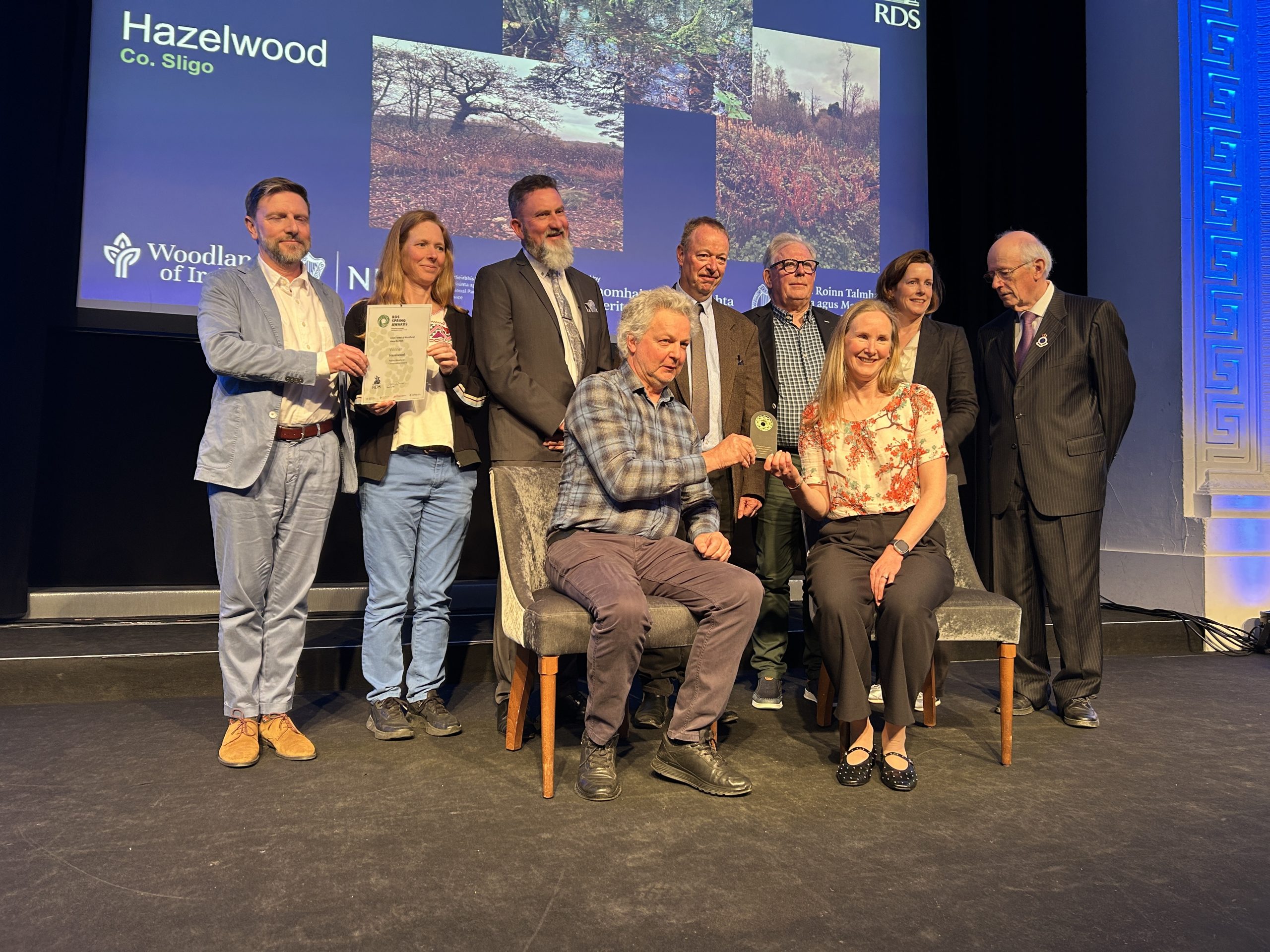 The winners of the 2025 RDS Native Woodland Conservation Award