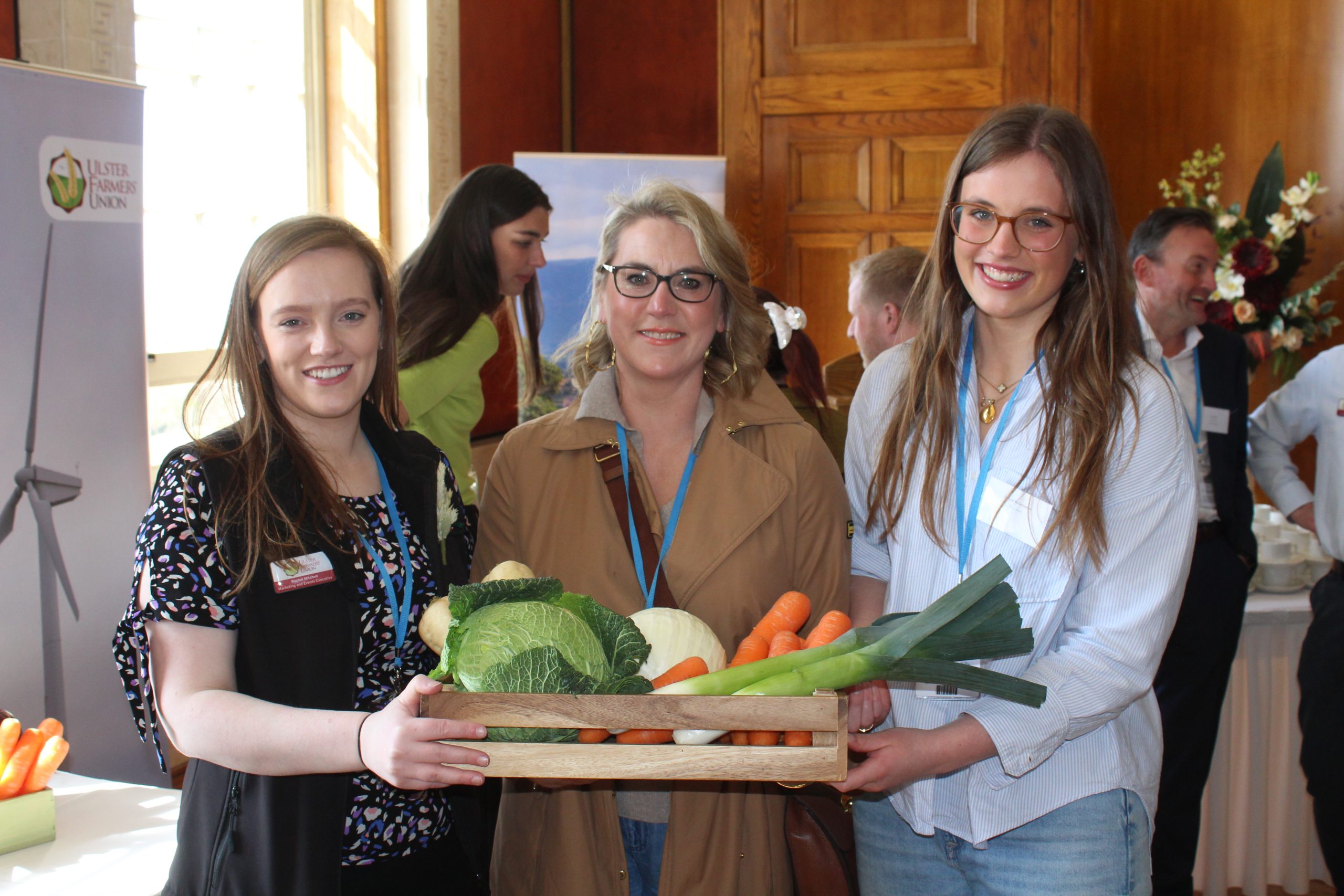 Enjoying the Northern Ireland Farm Family Day (l-r: Rachel Mitchell, UFU; Lisa Fullerton, Garvagh; Georgie McLenaghan