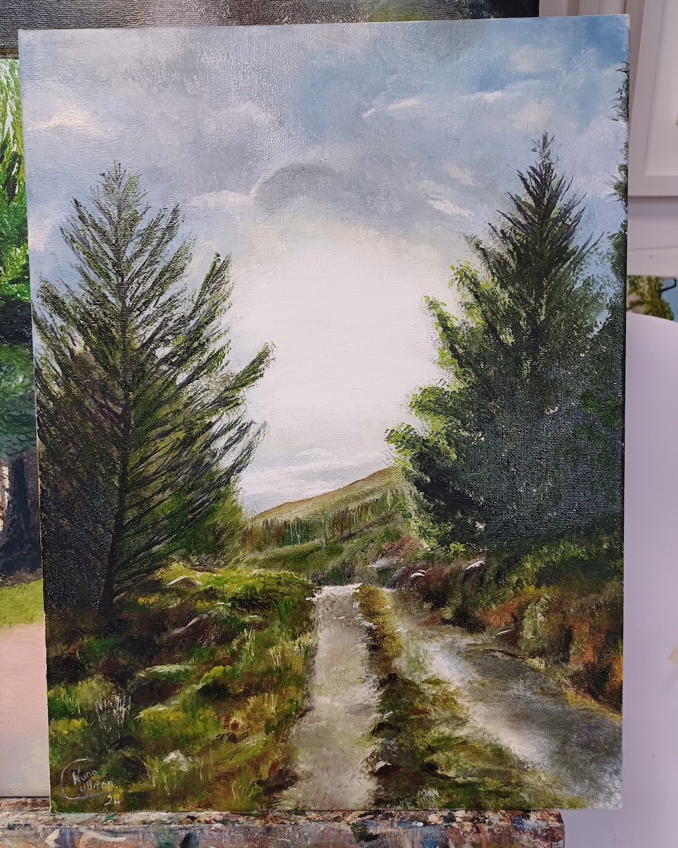 One of Nano Culliton's paintings. Image source: Nano Culliton