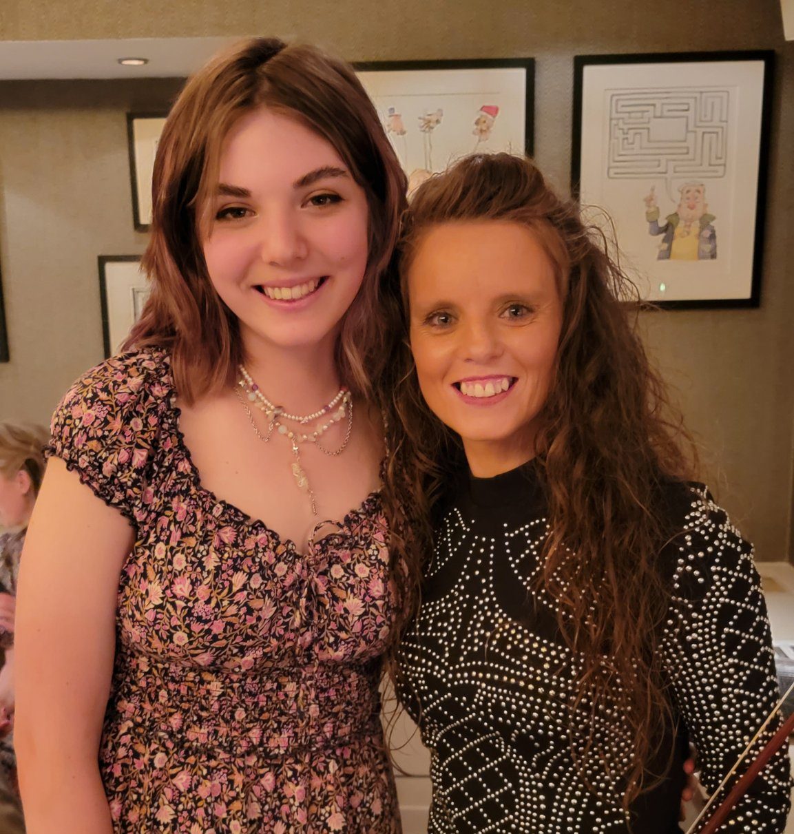 Mags McCarthy with Emily Whitehead, who was the first child in the world to have her immune cells activated to fight cancer through CAT T-cell therapy.
