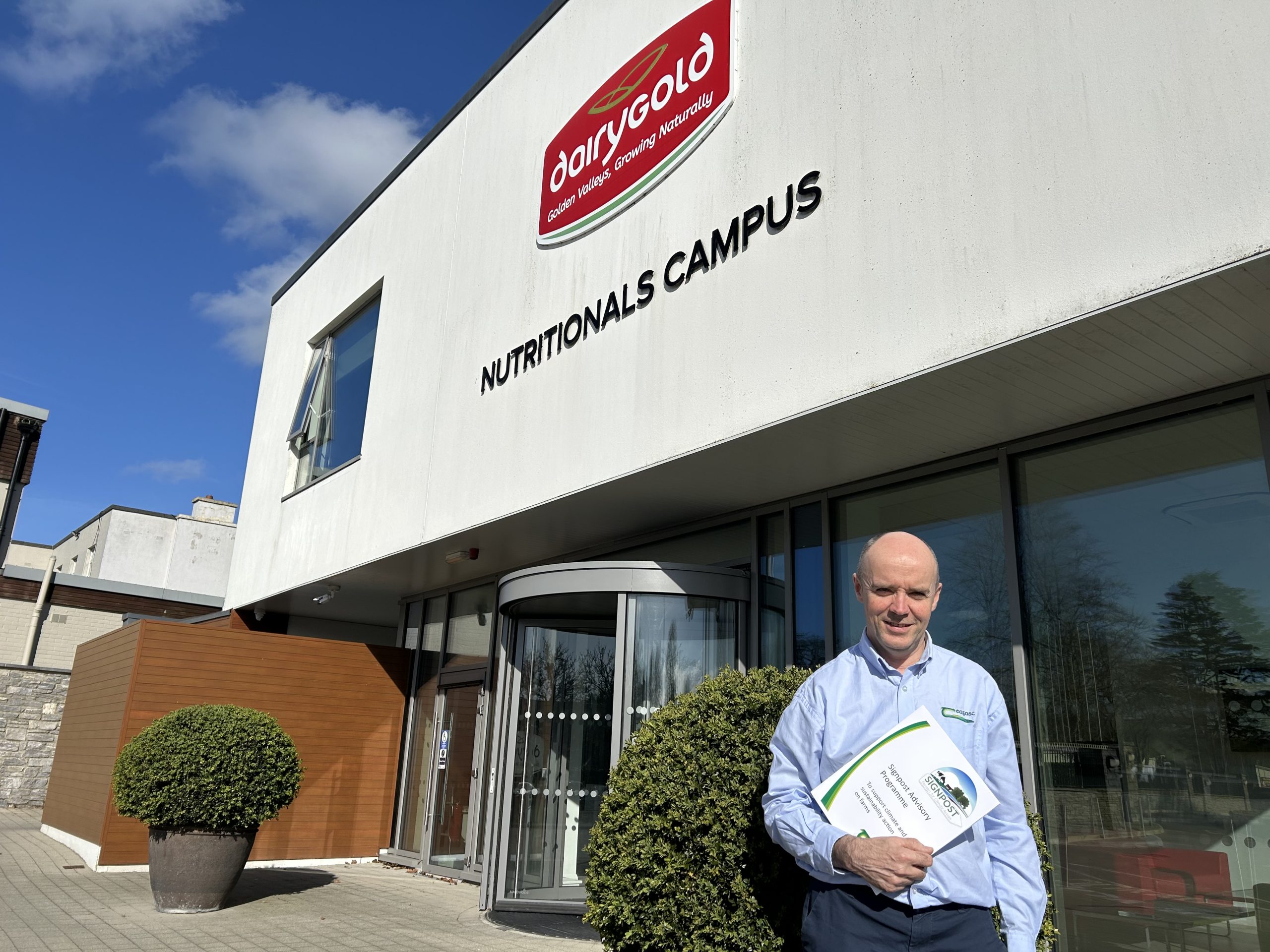 Tom O'Connor at Dairygold Nutritionals Campus, Mallow