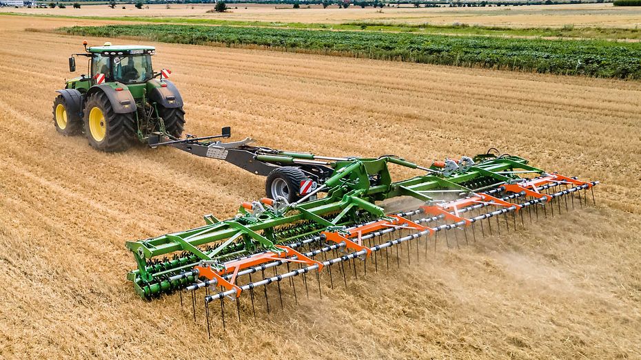 A fine tilth and stale seedbed result from the use of the latest cultivator from Amazone