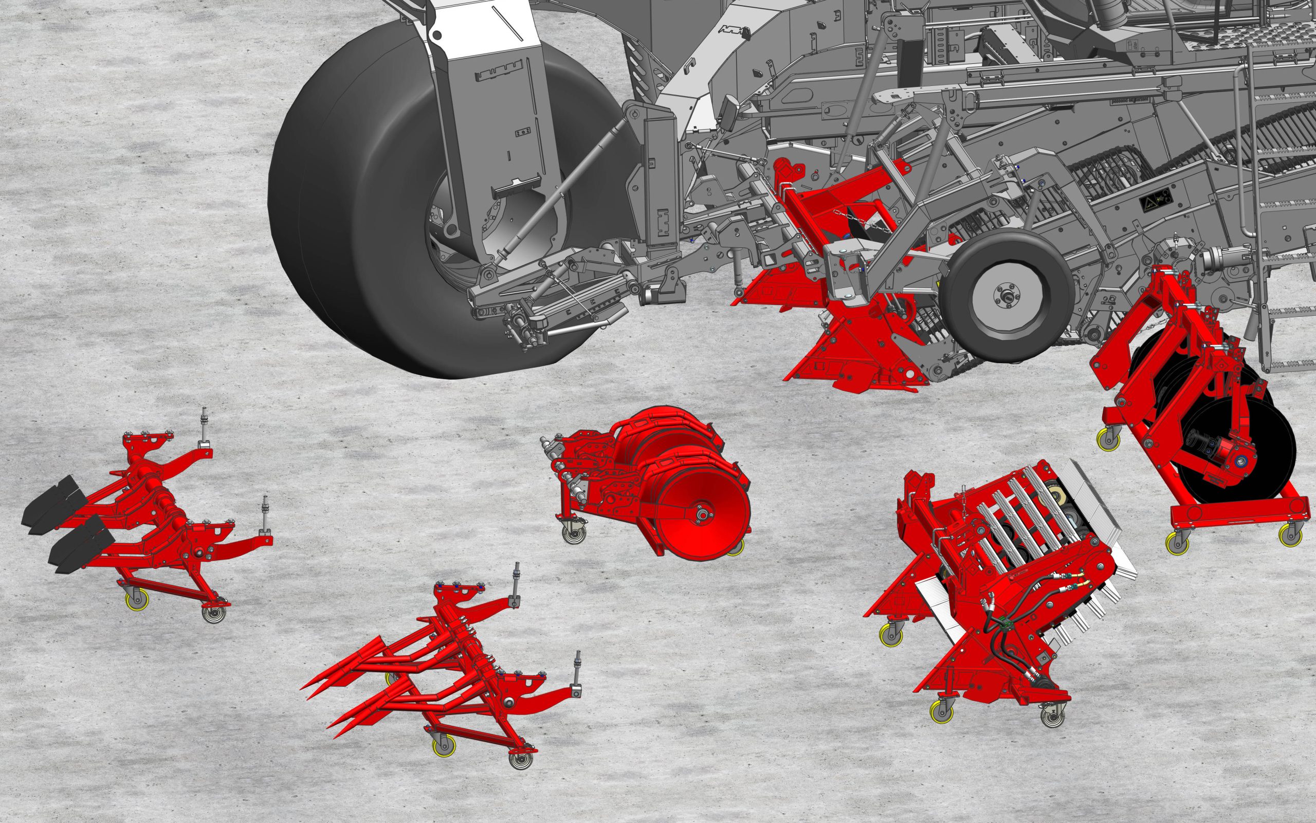 The digging and intake section can be configured to suit conditions