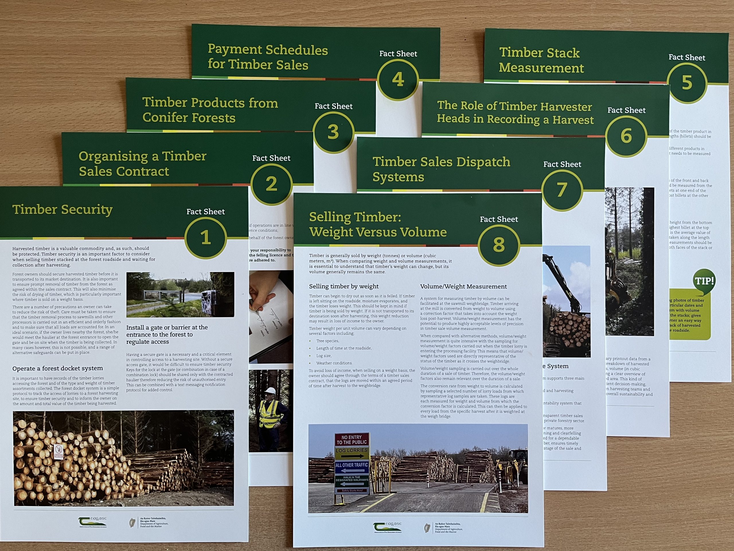 Teagasc timber fact sheets