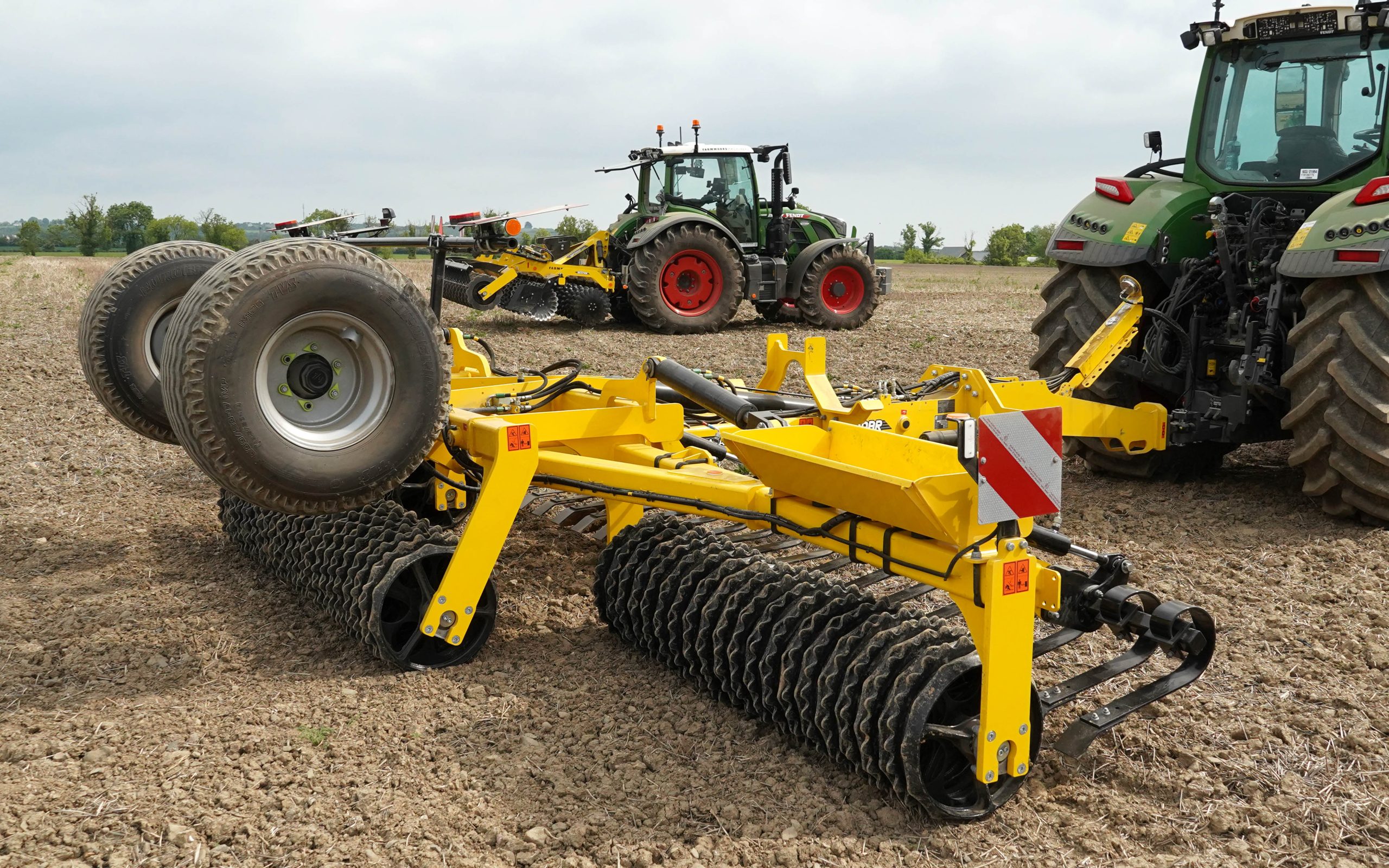 A good selection of primary and secondary cultivation tools were to be seen in at the demonstration day in Co. Dublin