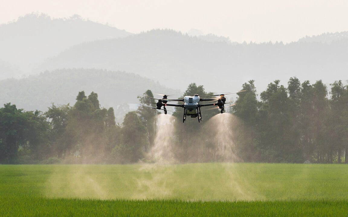 Spray drift is a major concern of the EU when it comes to chemical application