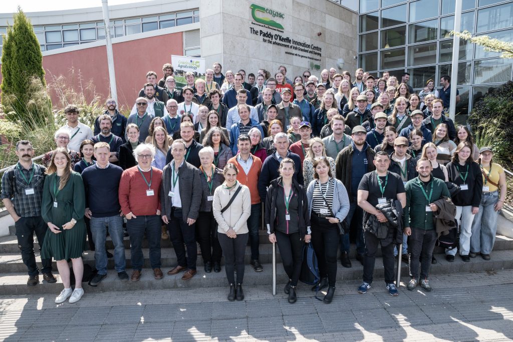European members of the Grazing4Agro Ecology group are pictured on a visit to Teagasc Moorepark, Fermoy, Co Cork. Image: O'Gorman Photography