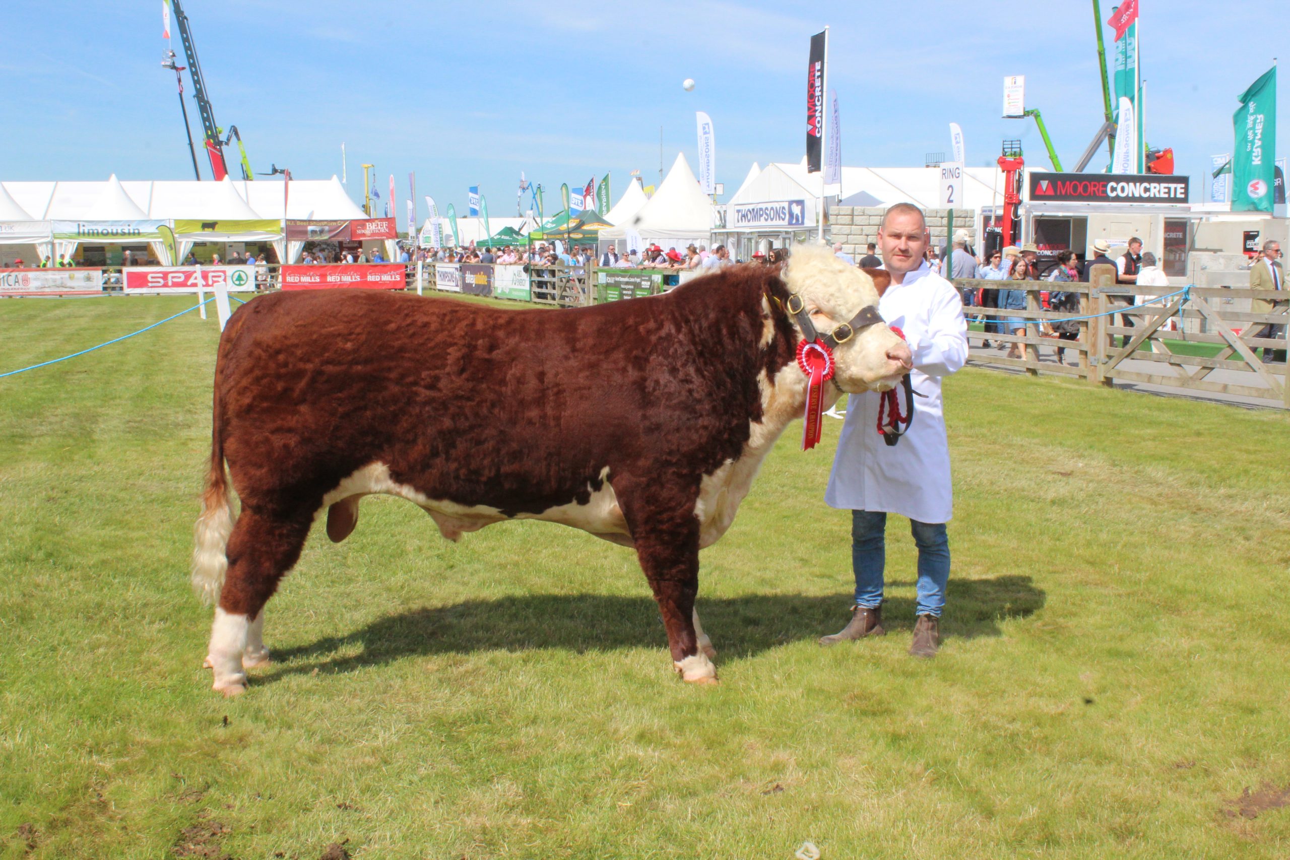 Ciaran Kerr with Country Crest Brooks