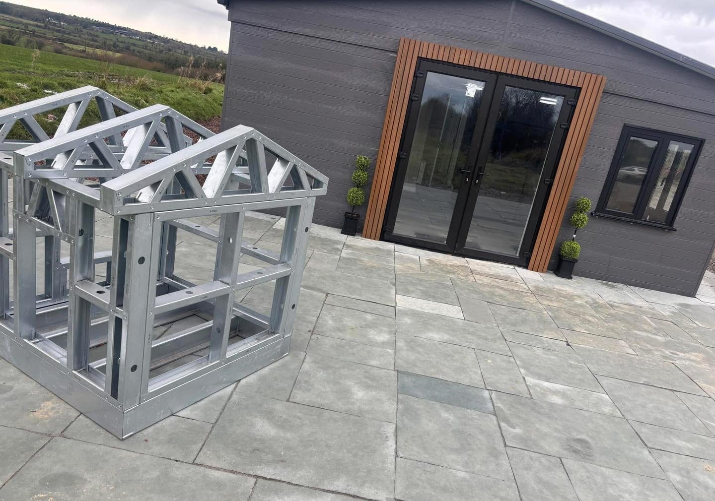 The steel frames used in Rayco Modular homes. Source: Rayco Modular