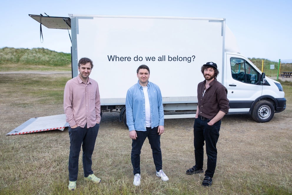(l-r) Ronan Dillon, Noel Feeney, and Peter Martin. Source: Carl Brennan