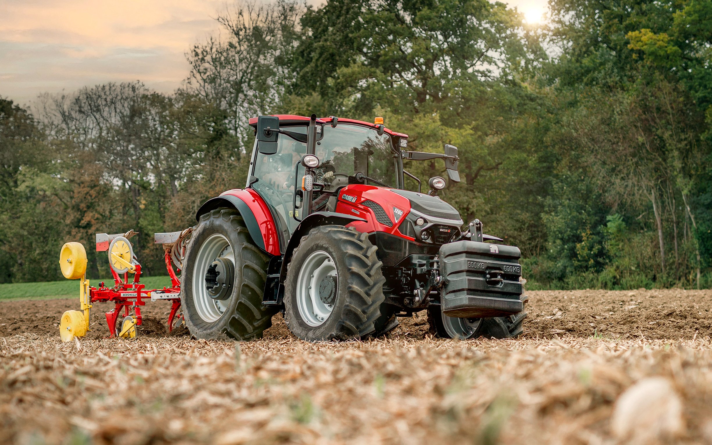 Although designed to be loader-friendly, the Farmall range is still quite capable of tillage operations