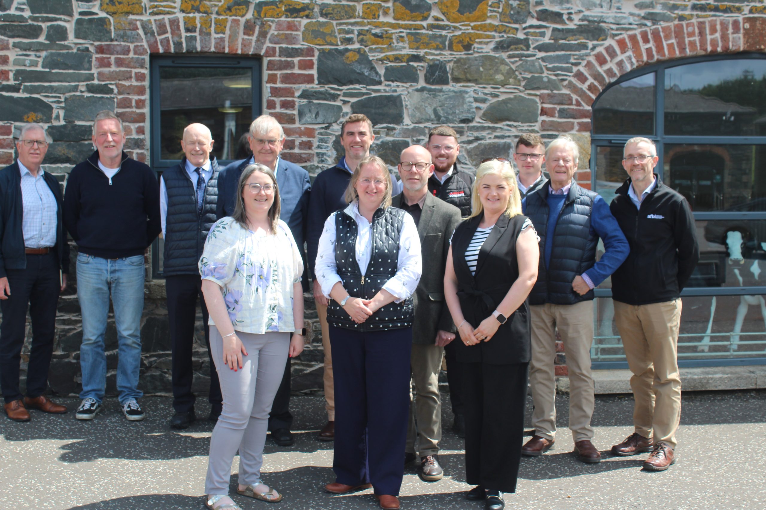 Members of the Guild of Agricultural Journalists attending an AFBI briefing in Hillsborough in Co Down