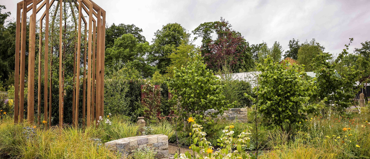 The Grass Advantage garden - designed by Robert Moore and sponsored by the National Dairy Council. Source: Bord Bia 